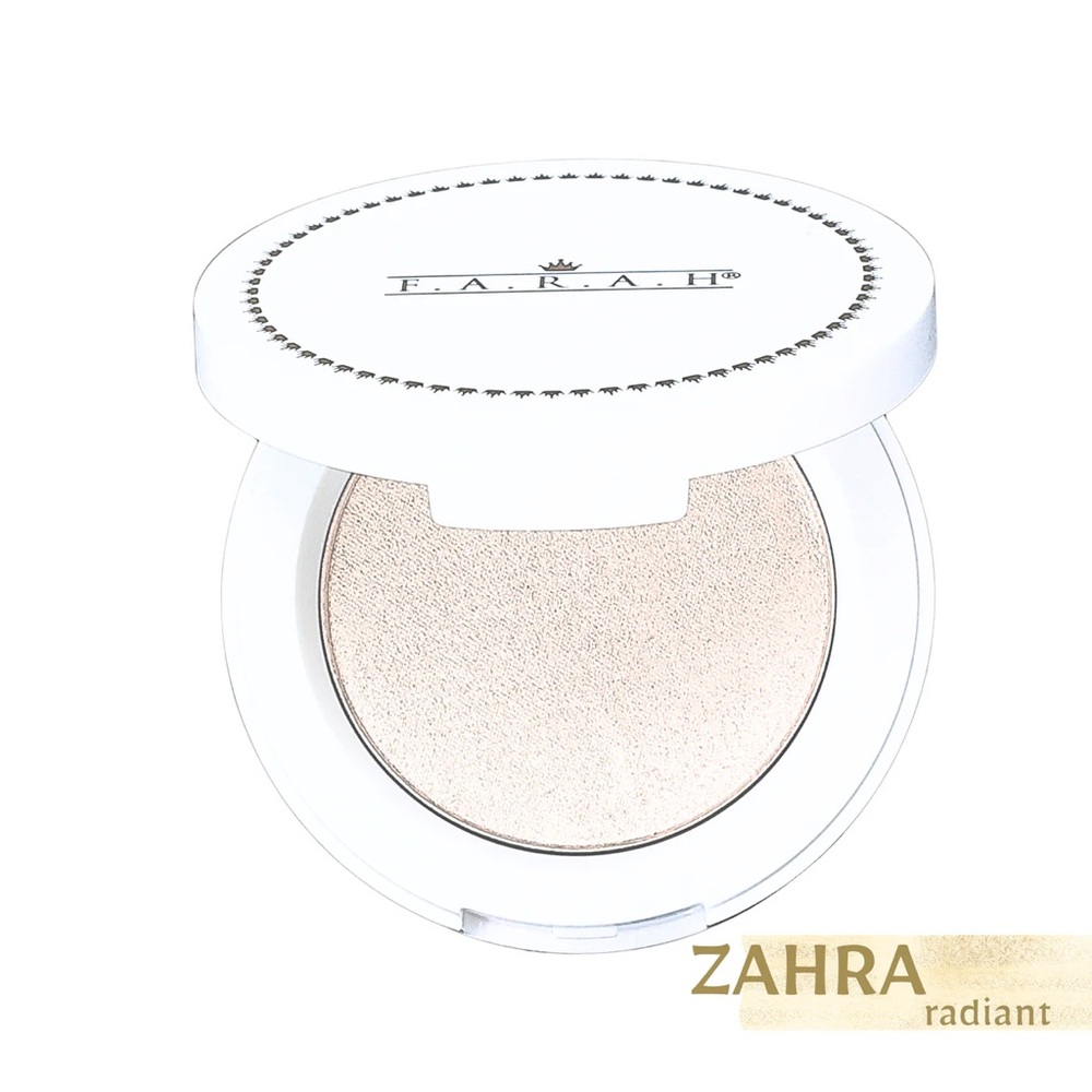 F.A.R.A.H. Highlighter in Zahra Radiant Cool Champagne tone, 3.5g / 0.12 oz.